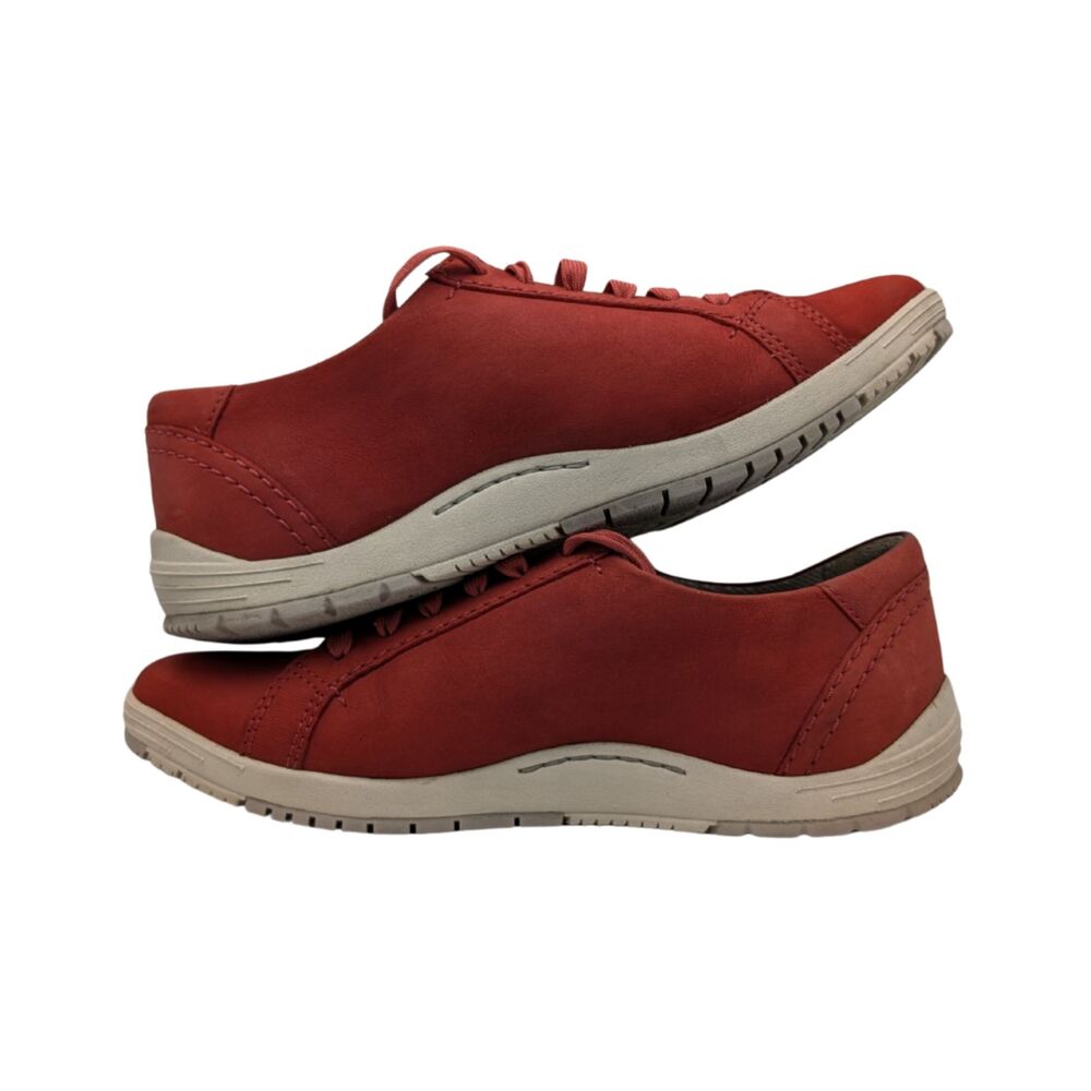 Dansko Leela Red Chili Waterproof Nubuck Sneakers Size Womens 8 / EU38 - Picture 3 of 8